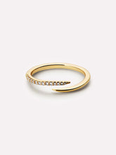 Load image into Gallery viewer, Ana Luisa Oren Ring Gold/Clear