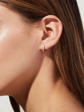 Load image into Gallery viewer, Ana Luisa Pearl Huggie Hoops- Ashley