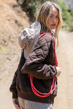 Load image into Gallery viewer, Espresso Quilted Pullover w/ Skort Set