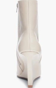 CL Cream Leather Bootie