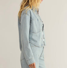 Load image into Gallery viewer, Z Supply Light Denim Cropped Jacket