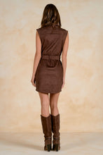 Load image into Gallery viewer, Chocolate Suede Slvls Dress