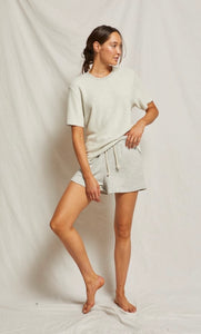 Heather Grey French Terry Shorts