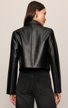 Load image into Gallery viewer, Z Supply Black Ainsley Leather Jacket