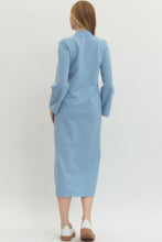 Load image into Gallery viewer, Pretty Blue LS Maxi Sweater Dress