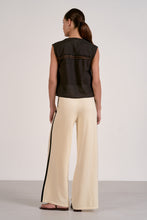 Load image into Gallery viewer, Black Button Down Lace SS Top