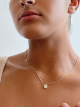 Load image into Gallery viewer, Ana Luisa Mother of Pearl Inlay Flower Pendant- Saya Necklace