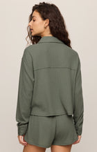 Load image into Gallery viewer, Z Supply Monstera Waffle Shirt