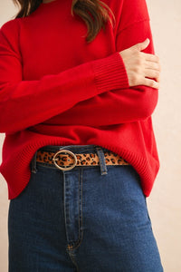 Red LS Sweater