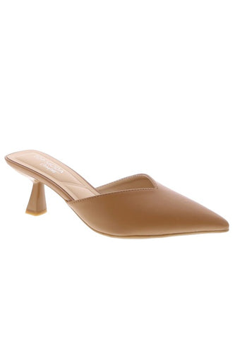 Camel Closed Toe Heel