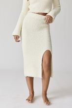 Load image into Gallery viewer, Cream Round Neck Soft Sweater Set