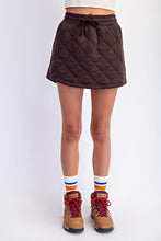 Load image into Gallery viewer, Espresso Quilted Pullover w/ Skort Set