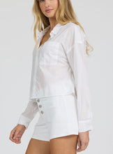 Load image into Gallery viewer, Cropped Adrianna Top White