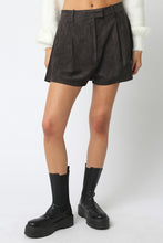 Load image into Gallery viewer, Suede Dress Shorts Grey
