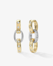 Load image into Gallery viewer, Melinda Maria Ashley Chain Convertible Earring-Gold Mix White