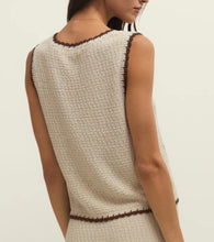 Load image into Gallery viewer, Z Supply Yessenia Whipstitch Tank- Linen