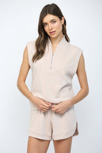 Load image into Gallery viewer, Blush Modal Slvls Top + Short Set