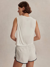 Load image into Gallery viewer, Varley Nate Seamless Cropped Tank- White