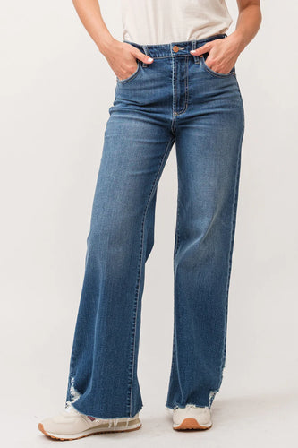 DJD Portvell Fiona HR Wide Leg Jean