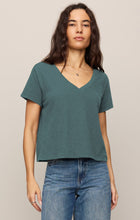 Load image into Gallery viewer, Z Supply Nomad V Neck Tee- Emerald Cove