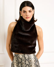 Load image into Gallery viewer, Dark Brown Faux Fur Top