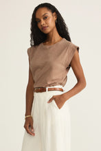 Load image into Gallery viewer, Z Supply Iced Coffee Camino Slub Top