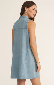 Z Supply Denim New Day Twill Mini Dress