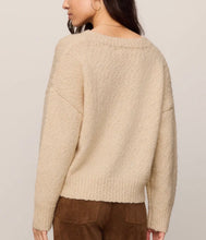 Load image into Gallery viewer, Z Supply Chalk Bolton Boucle Sweater
