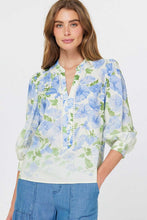 Load image into Gallery viewer, Lavender Floral Lace 3/4 Slv Top