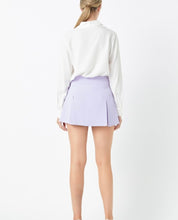 Load image into Gallery viewer, Lilac Wide Single Pleated Skort