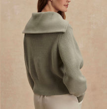 Load image into Gallery viewer, Varley Maura Half Zip Rib Knit-Agate Grey