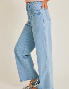 Denim Wide Leg Jeans