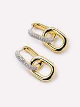 Load image into Gallery viewer, Ana Luisa Drop Earrings- Ash Double Pave
