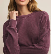 Load image into Gallery viewer, Z Supply Merlot Angel Mini Thermal Top