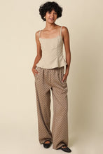 Load image into Gallery viewer, Mocha/Black Polka Dot Pants