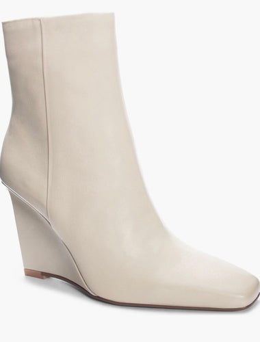 CL Cream Leather Bootie