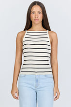 Load image into Gallery viewer, DJD Moira Tank Cream/Black