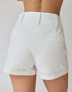 White Bella Dress Shorts