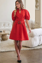 Load image into Gallery viewer, Amber Button Down Dress w/ Belt