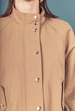 Load image into Gallery viewer, Beige Lightweight Bomber Jacket
