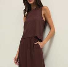 Load image into Gallery viewer, Z Supply Choc Cherry Sloane Linen Top