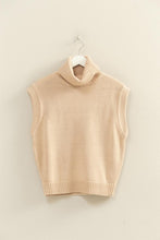 Load image into Gallery viewer, Beige Slvls Turtleneck Sweater