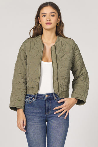 DJD Olive Maverick Bomber Jacket