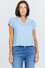 Load image into Gallery viewer, DJD Skyway Lt. Wash Cruz Button Up Top