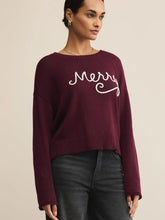 Load image into Gallery viewer, Z Supply Merlot Sienna Merry Sweater