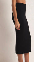 Load image into Gallery viewer, Z Supply Black Aveen Midi Skirt