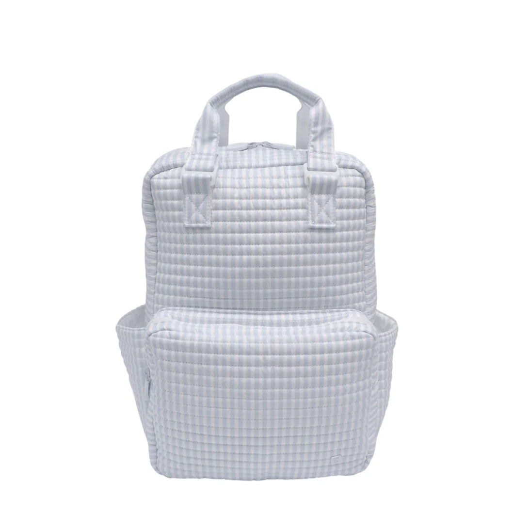 TRVL Quilted All You Need Bag- Pimlico Stripe Blue
