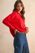 Load image into Gallery viewer, Red LS Sweater