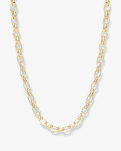 Load image into Gallery viewer, Melinda Maria Ashley Chain Link Necklace 4mm Gold/White