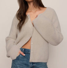 Load image into Gallery viewer, Z Supply Winterglow Fluffy Cardigan Frosted Pearl